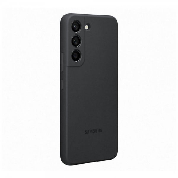 Samsung Original Galaxy S22 Plus Deksel Silicone Cover Svart
