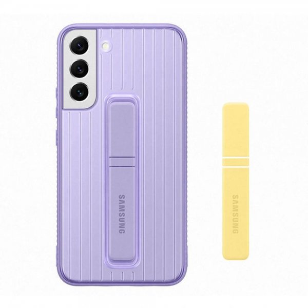 Samsung Original Galaxy S22 Deksel Protective Standing Cover Lavender