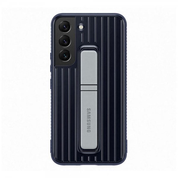 Samsung Original Galaxy S22 Deksel Protective Standing Cover Navy