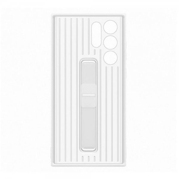 Samsung Original Galaxy S22 Ultra Deksel Protective Standing Cover Hvit
