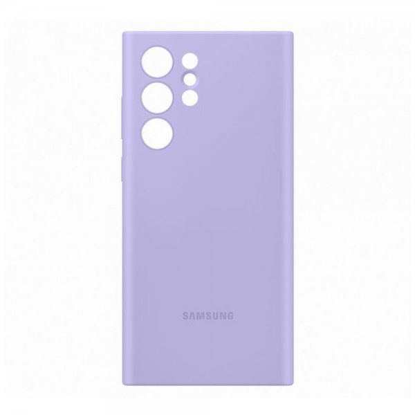Samsung Original Galaxy S22 Ultra Deksel Silicone Cover Lavender
