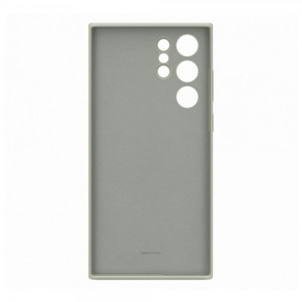 Samsung Original Galaxy S22 Ultra Deksel Silicone Cover Olive Green