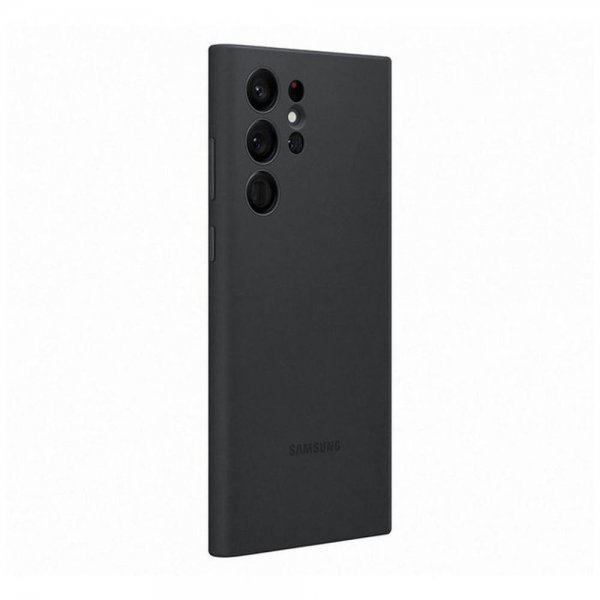 Samsung Original Galaxy S22 Ultra Deksel Silicone Cover Svart