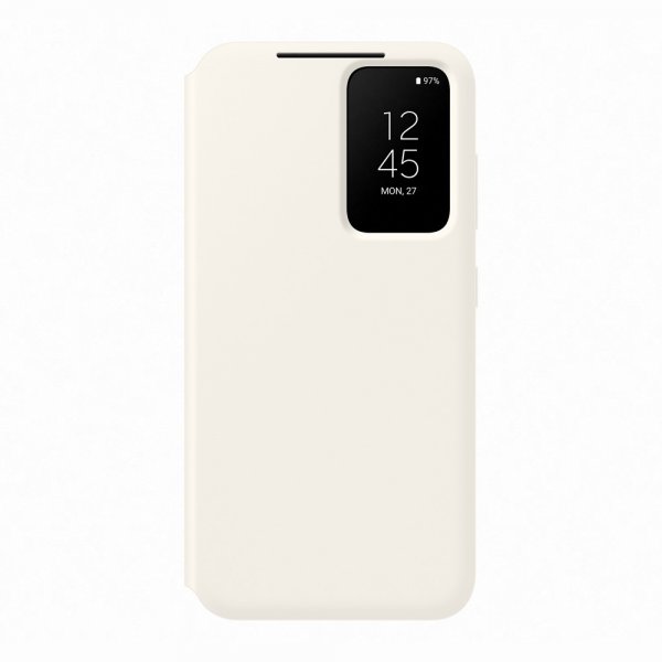 Samsung Original Galaxy S23 Plus Etui Smart View Wallet Case Cream