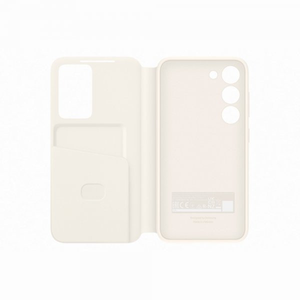 Samsung Original Galaxy S23 Plus Etui Smart View Wallet Case Cream