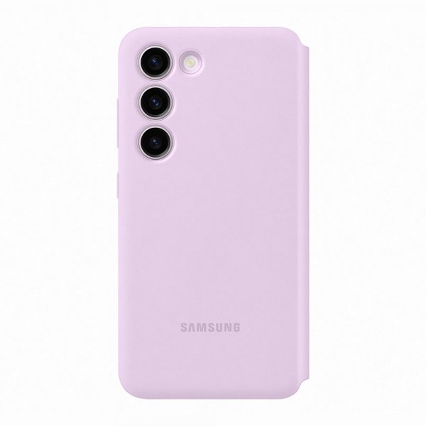 Samsung Original Galaxy S23 Etui Smart View Wallet Case Lavender