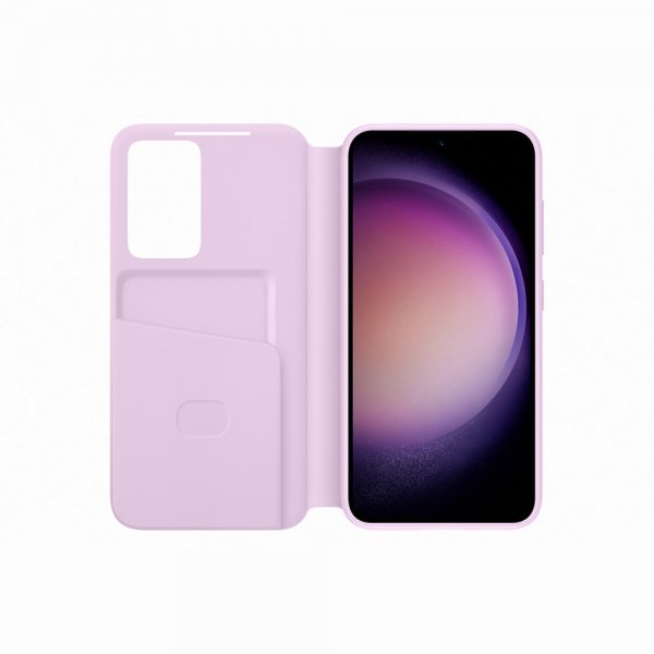 Samsung Original Galaxy S23 Plus Etui Smart View Wallet Case Lavender
