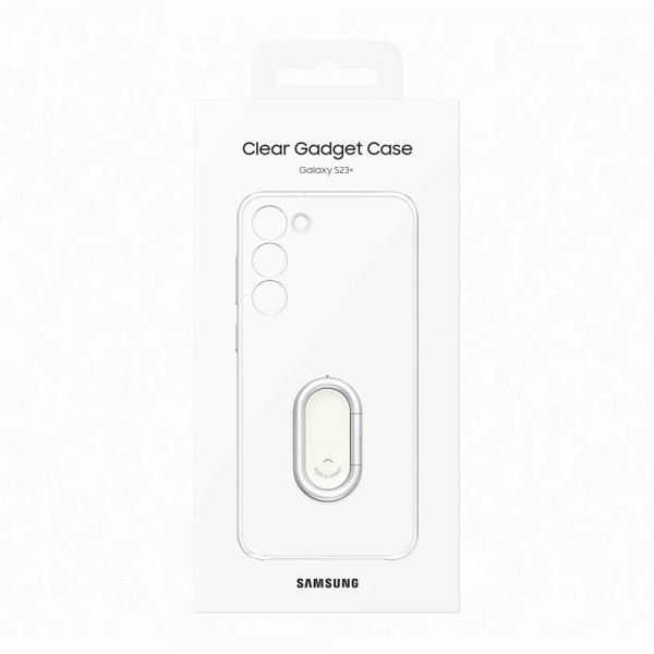 Samsung Original Galaxy S23 Plus Deksel Clear Gadget Case Transparent