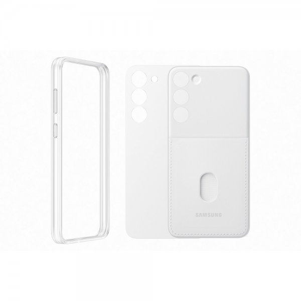 Samsung Original Galaxy S23 Plus Deksel Frame Case Hvit