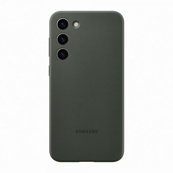 Samsung Original Galaxy S23 Plus Deksel Silicone Case Khaki