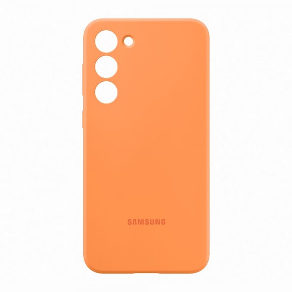 Samsung Original Galaxy S23 Plus Deksel Silicone Cover Oransje