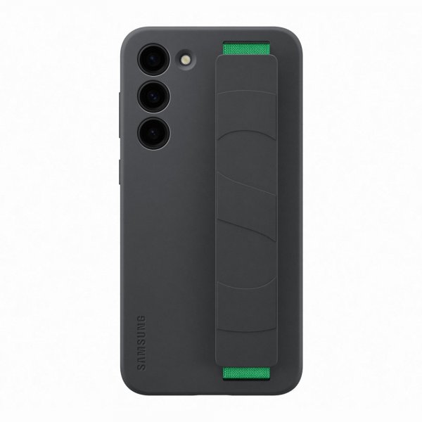 Samsung Original Galaxy S23 Plus Deksel Silicone Grip Case Svart
