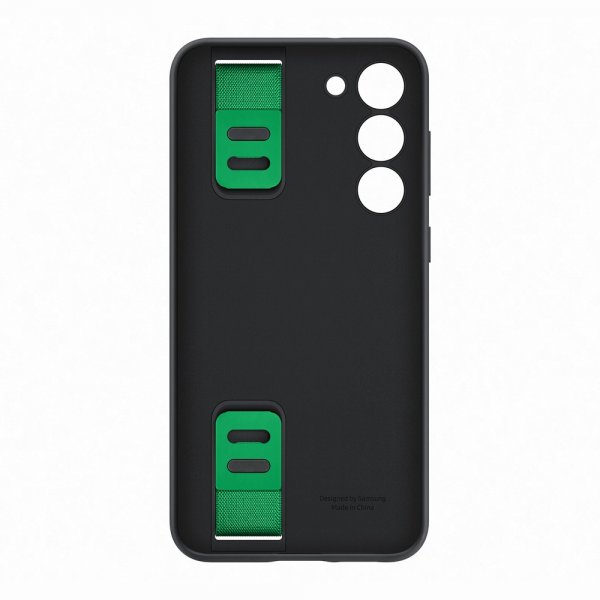 Samsung Original Galaxy S23 Plus Deksel Silicone Grip Case Svart