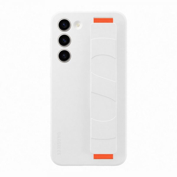 Samsung Original Galaxy S23 Plus Deksel Silicone Grip Case Hvit