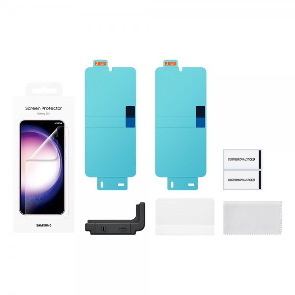 Samsung Original Galaxy S23 Plus Skjermbeskytter Screen Protector 2-pakning