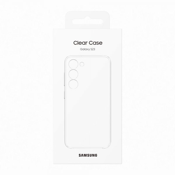 Samsung Original Galaxy S23 Deksel Clear Case Transparent