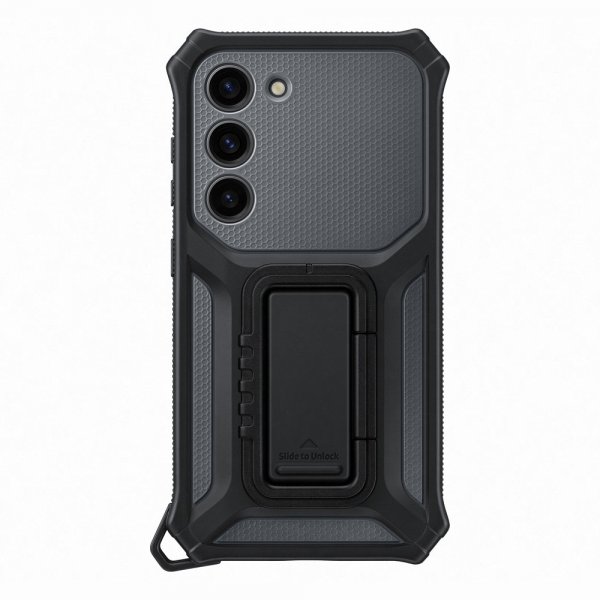 Samsung Original Galaxy S23 Deksel Rugged Gadget Case Svart