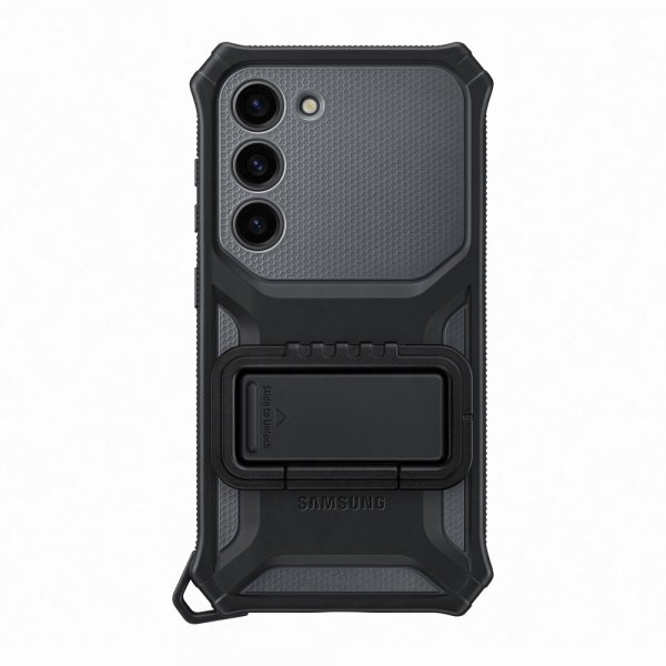 Samsung Original Galaxy S23 Deksel Rugged Gadget Case Svart