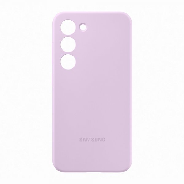 Samsung Original Galaxy S23 Deksel Silicone Case Lavender