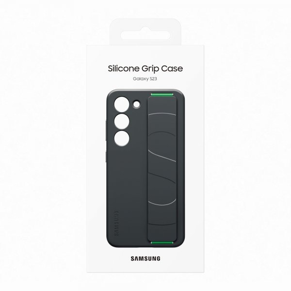 Samsung Original Galaxy S23 Deksel Silicone Grip Case Svart