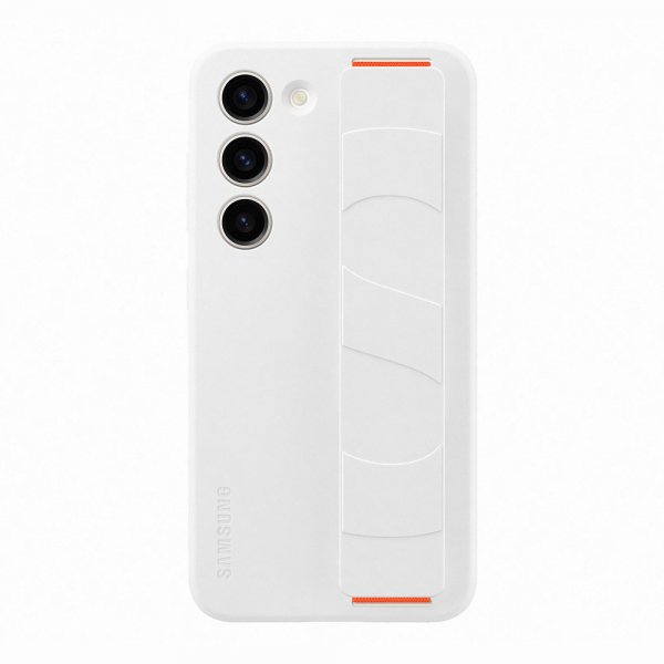 Samsung Original Galaxy S23 Deksel Silicone Grip Case Hvit
