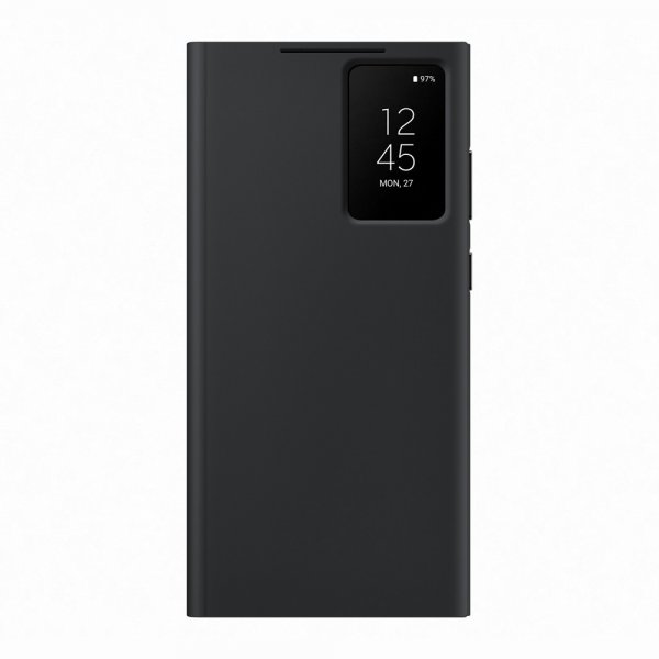 Samsung Original Galaxy S23 Ultra Etui Smart View Wallet Case Svart