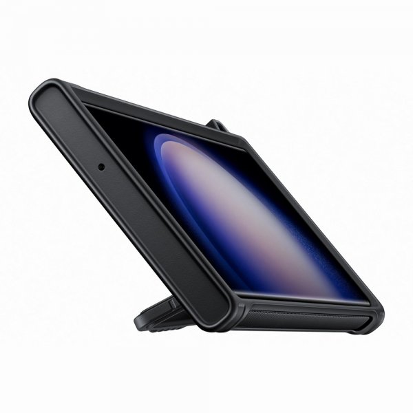 Samsung Original Galaxy S23 Ultra Deksel Rugged Gadget Case Svart