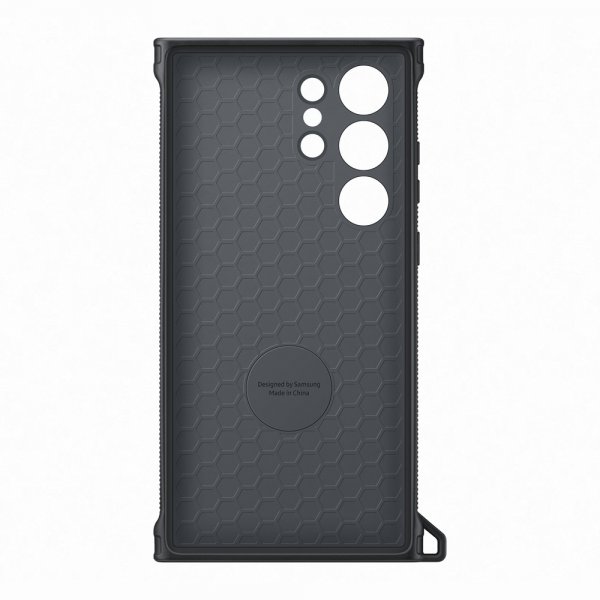 Samsung Original Galaxy S23 Ultra Deksel Rugged Gadget Case Svart