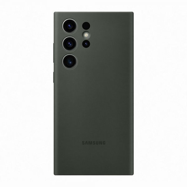 Samsung Original Galaxy S23 Ultra Deksel Silicone Cover Khaki