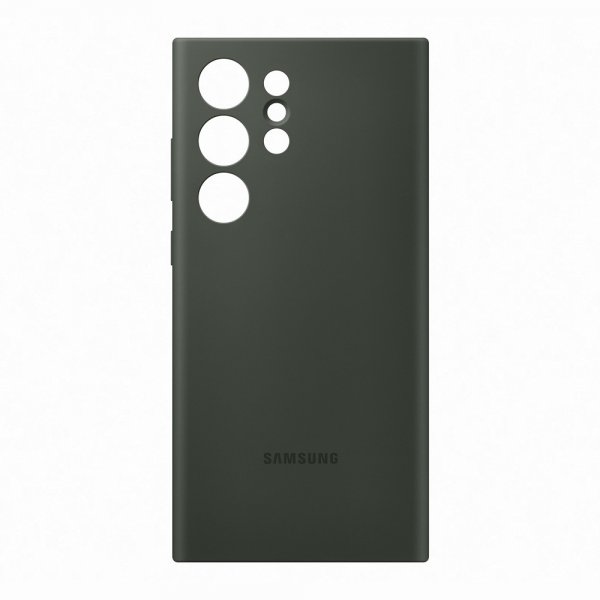 Samsung Original Galaxy S23 Ultra Deksel Silicone Cover Khaki