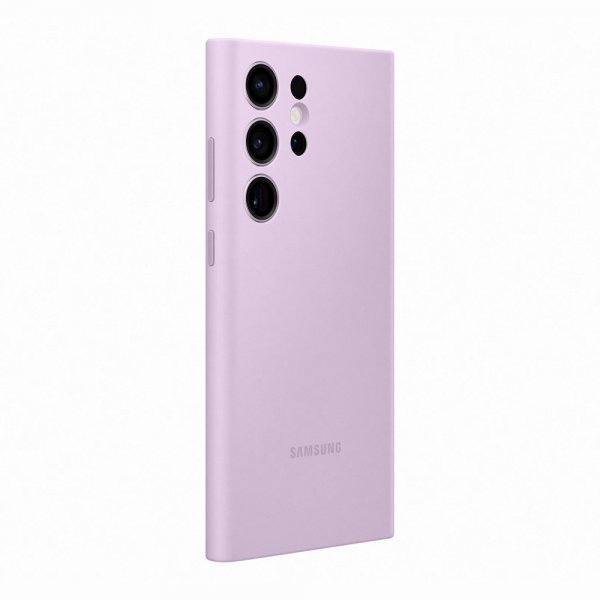 Samsung Original Galaxy S23 Ultra Deksel Silicone Cover Lavender