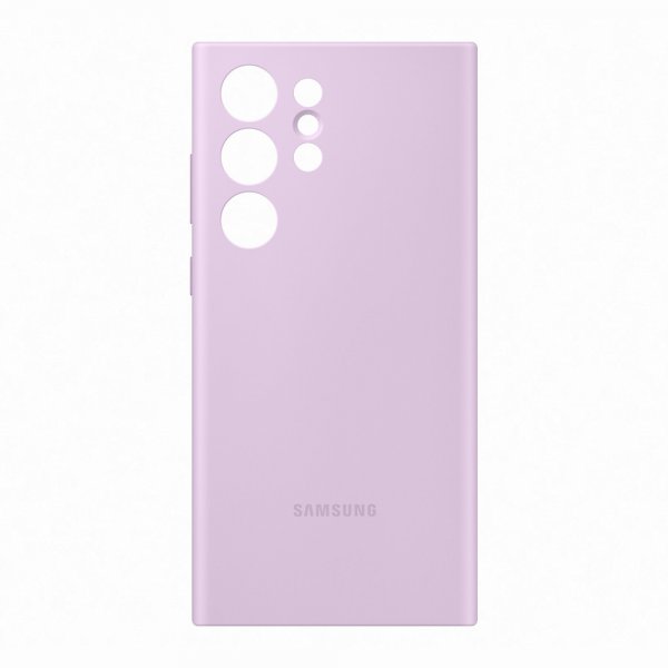 Samsung Original Galaxy S23 Ultra Deksel Silicone Cover Lavender