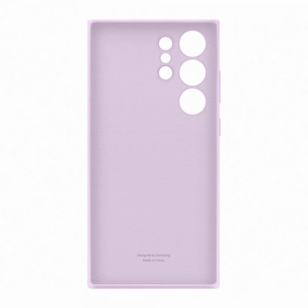 Samsung Original Galaxy S23 Ultra Deksel Silicone Cover Lavender