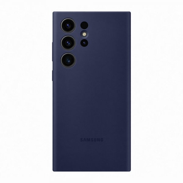 Samsung Original Galaxy S23 Ultra Deksel Silicone Cover Navy