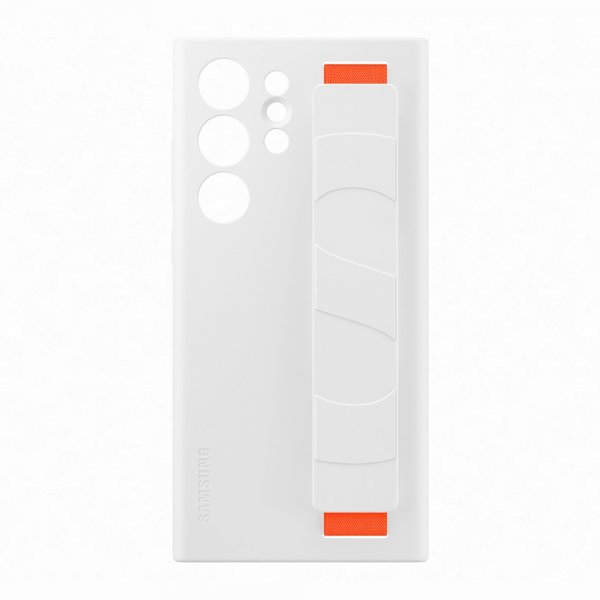 Samsung Original Galaxy S23 Ultra Deksel Silicone Grip Case Hvit