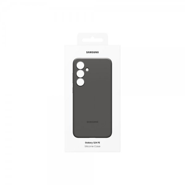Samsung Original Galaxy S24 FE Deksel Silicone Case Svart