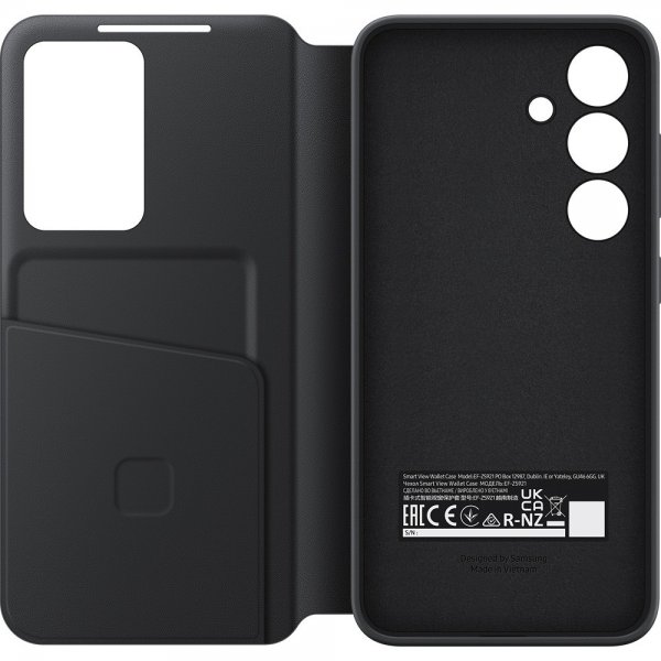 Samsung Original Galaxy S24 Etui Smart View Wallet Case Svart