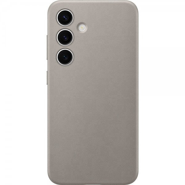 Samsung Original Galaxy S24 Plus Deksel Vegan Leather Case Taupe