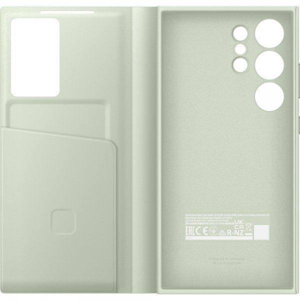 Samsung Original Galaxy S24 Ultra Etui Smart View Wallet Case Light Green