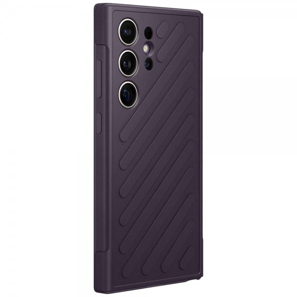 Samsung Original Galaxy S24 Ultra Deksel Shield Case Dark Violet