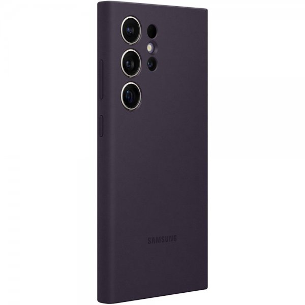 Samsung Original Galaxy S24 Ultra Deksel Silicone Case Dark Violet