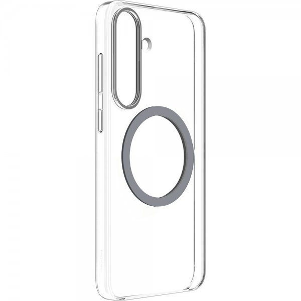Samsung Original Galaxy S25 Plus Deksel Clear Magnet Case Transparent
