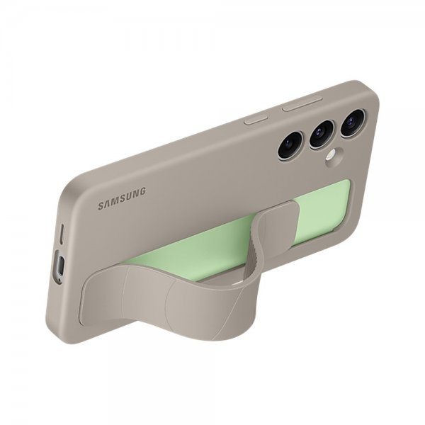 Samsung Original Galaxy S25 Plus Deksel Standing Grip Case Grå