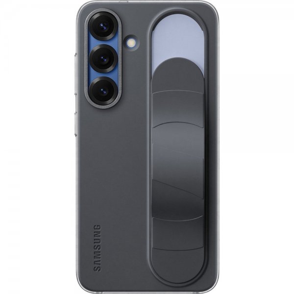 Samsung Original Galaxy S25 Deksel Standing Grip Case Svart