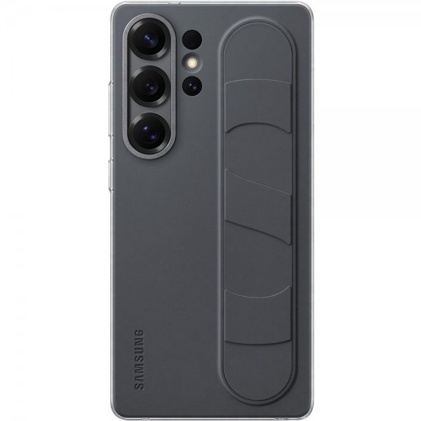 Samsung Original Galaxy S25 Ultra Deksel Standing Grip Case Svart