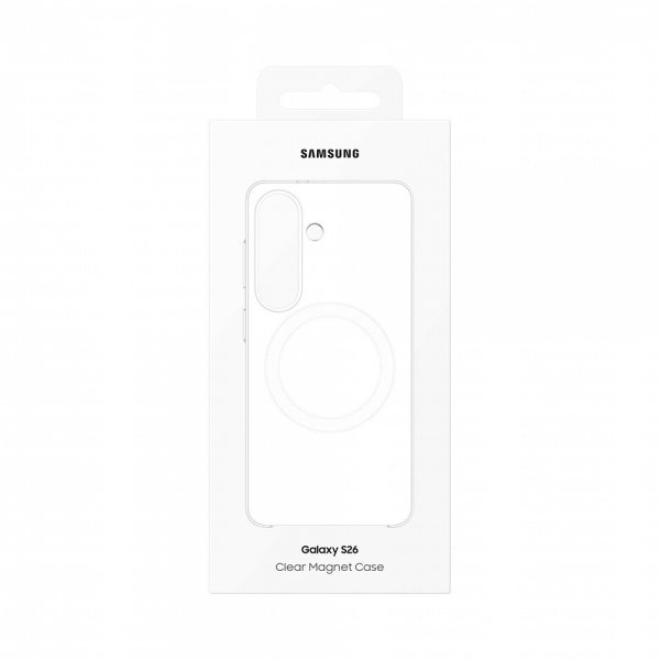 Samsung Original Samsung Galaxy S26 Deksel Clear Magnet Case Transparent