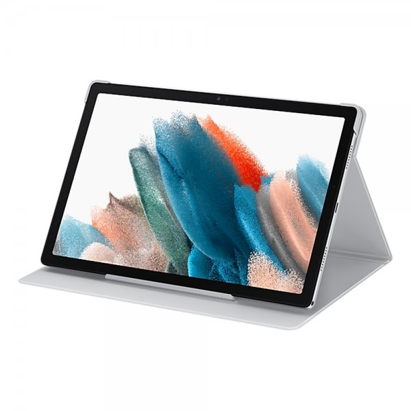 Samsung Original Galaxy Tab A8 Etui Book Cover Sølv