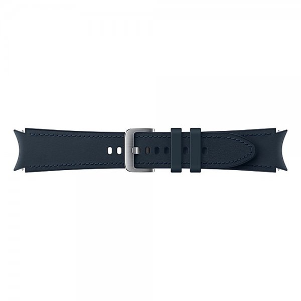 Samsung Original Galaxy Watch 20mm Armbånd Hybrid Leather Strap (M/L) Navy
