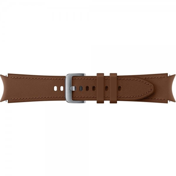 Samsung Original Galaxy Watch 20mm Armbånd Hybrid Leather Strap (S/M) Camel