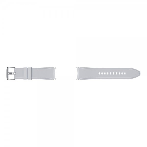 Samsung Original Galaxy Watch 20mm Armbånd Ridge Sport Band (S/M) Sølv